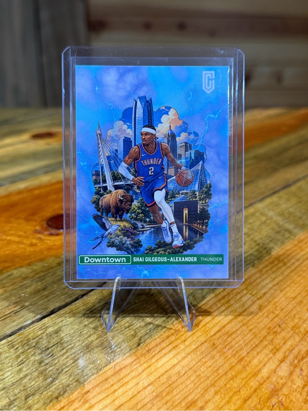 Shai Gilgeous-Alexander Oklahoma City Thunder Custom Basketball Trading Card